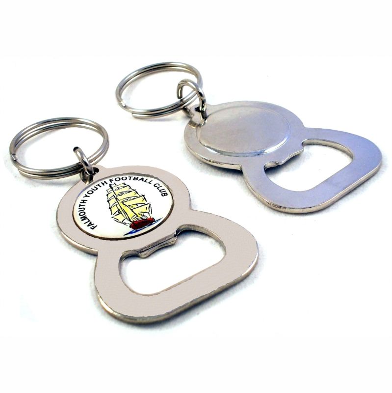 Keyring Blank Bottle Opener 25.4mm and printed dome